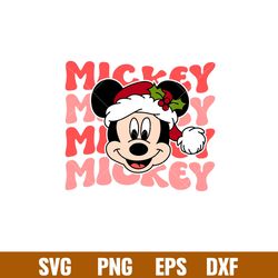 retro santa mickey, retro santa mickey svg, christmas svg, disney christmas svg, santa claus svg,png,dxf,eps file