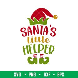 santas little helper, santas little helper svg, santa claus svg, christmas svg, png,dxf,eps file