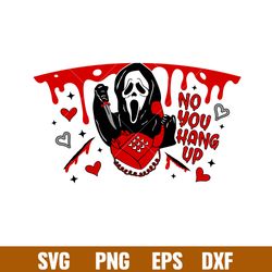 scream full wrap, scream starbucks full wrap svg, halloween svg, no you hang up svg, trick or treat svg, png,dxf,eps fil