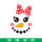 Snowman Face, Snowman Face Svg, Christmas Snowman Svg, Girl Snowman Face Svg, Christmas Svg, png,dxf,eps file.jpg