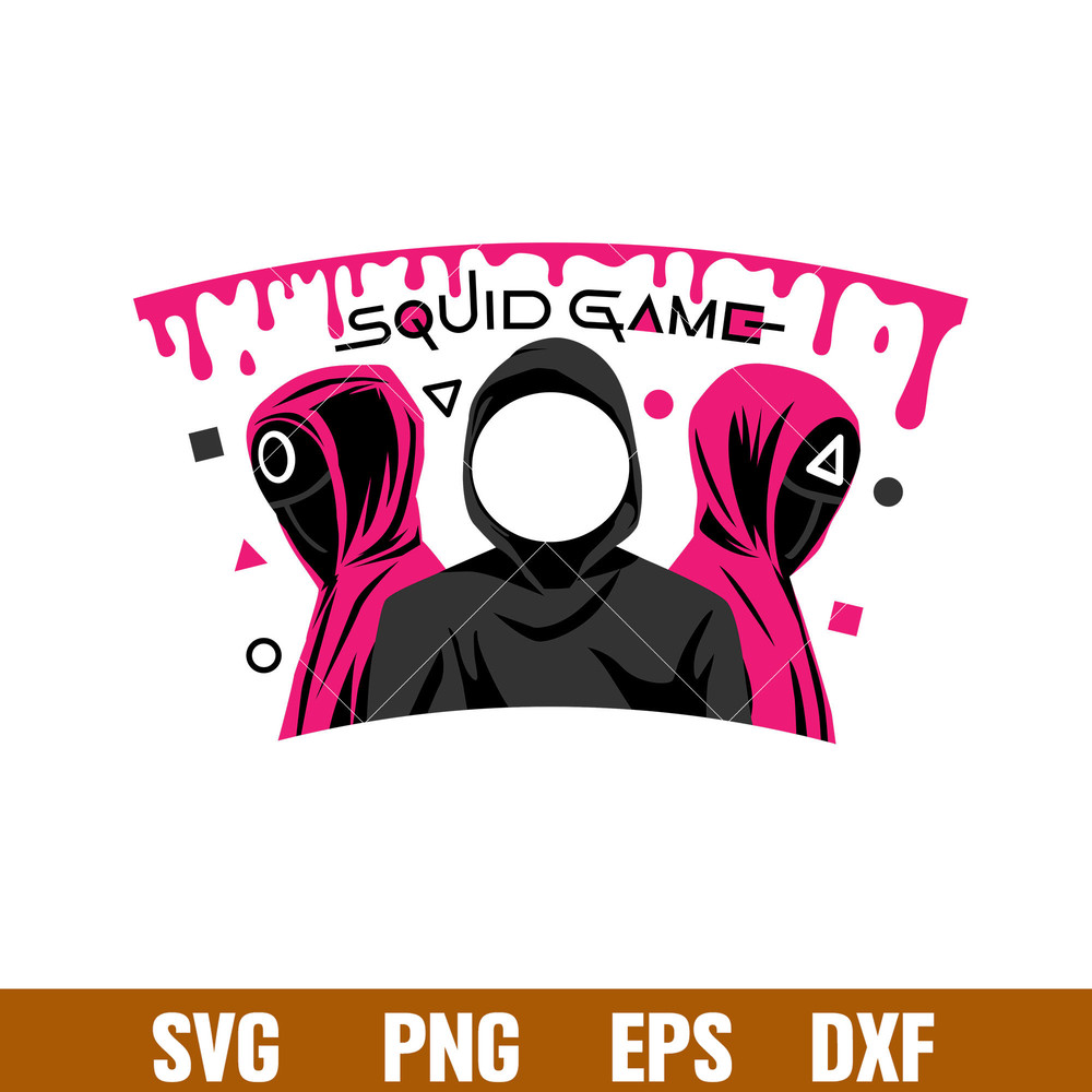 Squid Game Full Wrap, Squid Game Full Wrap Svg, Starbucks Svg, Coffee Ring Svg, Cold Cup Svg, png,dxf,eps file.jpg