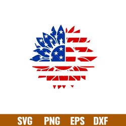 sunflower american flag, sunflower american flag svg, 4th of july svg, patriotic svg, independence day svg, usa svg, png
