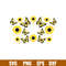 Sunflower Butterflies Full Wrap, Sunflower Butterflies Full Wrap Svg, Starbucks Svg, Coffee Ring Svg, Cold Cup Svg, png,dxf,eps file.jpg