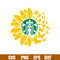 Sunflower Butterfly Starbucks, Sunflower Coffee Starbucks Svg, Summer Svg, Butterfly Svg, png,dxf,eps file.jpg