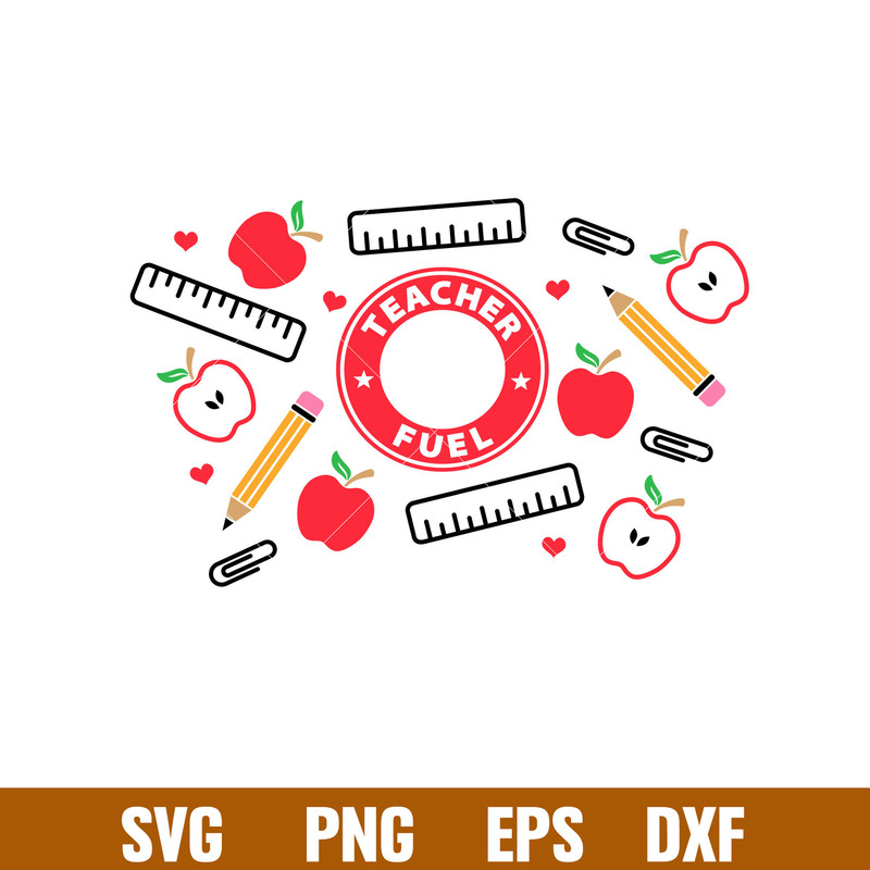 Teach Love Inspire Full Wrap, Teach Love Inspire Full Wrap Svg, Starbucks Svg, Coffee Ring Svg, Cold Cup Svg, png,dxf eps file.jpg