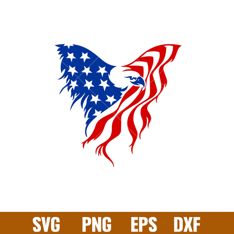 USA Flag Eagle, USA Flag Eagle Svg, 4th of July Svg, Patriotic Svg, Independence Day Svg, USA Svg, png,dxf,eps file.jpg