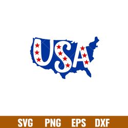 usa map, usa map svg, 4th of july svg, patriotic svg, independence day svg, usa svg,png,dxf,eps file