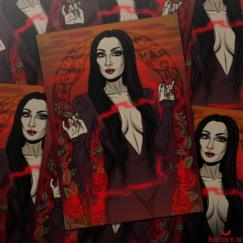 Morticia Addams poster