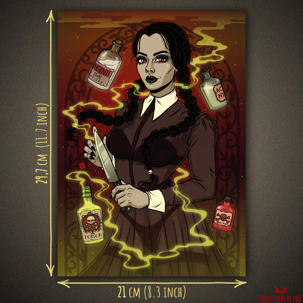 Wednesday Addams poster