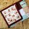 Custom baby blanket in mint-brown color.jpg