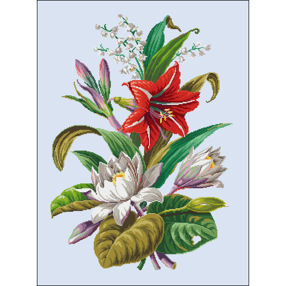 210411 Nymphaea, Amaryllis and Lilies of the Valley l.jpg