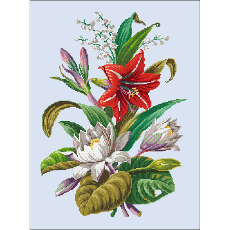 210411 Nymphaea, Amaryllis and Lilies of the Valley l.jpg