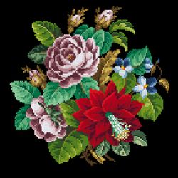 200202 two roses and an epiphyllum