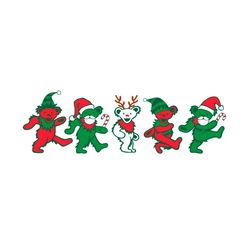 grateful dead dancing bears christmas svg, trending svg, grateful dead svg, dancing bears christmas svg, dancing bears s