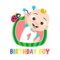 Happy Birthday Baby Melon Boy Four Years Old 4th Birthday Svg