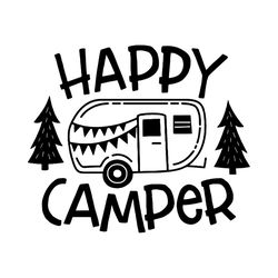 happy camper svg, camping svg, pine tree svg, christmas tree svg, camping car svg, funny camping svg, family camping svg