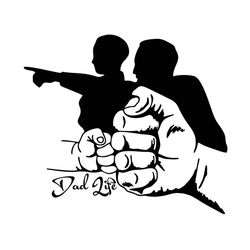 dad life svg, fathers day svg, black father svg, son svg, daughter svg, life svg, daddy gift svg, big brother svg, cool