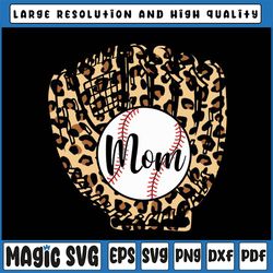 baseball mom leopard png, softball mama png, mother's day 2022 png, baseball mom png sublimation design download, baseba