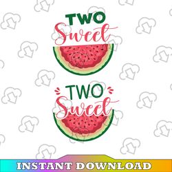 Two Sweet Svg, 2nd Birthday Cut File, Watermelon Birthday Svg, Two Year Old Saying, Watermelon Party Summer Svg,