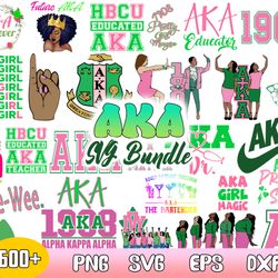 aka bundle svg, alpha kappa alpha sorority svg, skee wee 1908 aka svg, bundles for cricut cut files