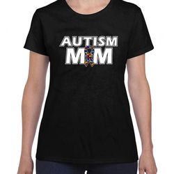 Autism Aware Shirt Autism Mom Shirt Autism Awareness Ribbon Puzzle Piece Gifts For Mom Autism Advocate Support... - T143