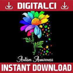 choose kind autism awareness month sunflower mom png sublimation design