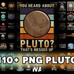 Vintage Never Forget Pluto Png, Funny Astronomy Space Png, 1930-2006, Science Gift, Png, Png, Digital Download
