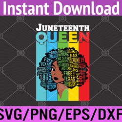 juneteenth afro black girl magic svg, eps, png, dxf, digital download