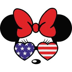 bundle mickey head independence day, mickey svg, minnie svg, love mickey, independence day svg, independence day gift, h