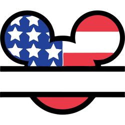 mickey head independence day, mickey shirt svg, minnie gift svg, love mickey gift svg, independence day svg, independenc