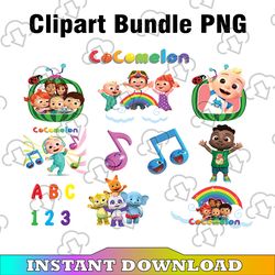 cocomelon  png, cocomelon family png, cocomelon party family matching, cocomelon bundle png