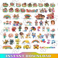 Cocomelon  PNG, Cocomelon Family Png, Cocomelon Party Family Matching, Cocomelon Bundle Png,