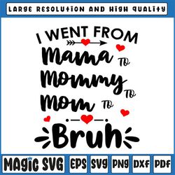 mama mommy mom bruh svg, funny mothers day gifts for mom svg, bruh girl, mom svg, mommy to bruh svg, mama svg