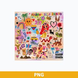 manana sera bonito karol g png,  karol g new album cover png, karol g png, la bichota png digital file