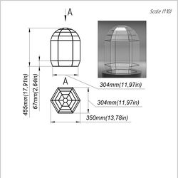 project 221. stained glass printable pattern. brillant3d