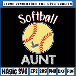 softball aunt leopard ball png, funny mother's day png, softball aunt png, leopard heart png, leopard print png, sports