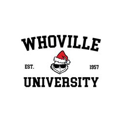 the grinch whoville university svg, christmas svg