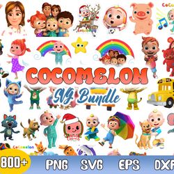 bundle cocomelon svg, cocomelon jj svg, cocomelon vector, cocomelon clipart