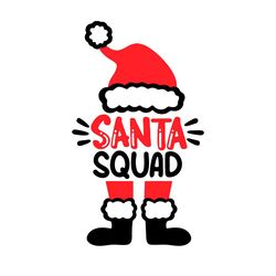 christmas elf santa squad svg, christmas svg, christmas elf svg, santa hat svg