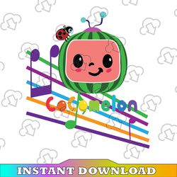 cocomelon logo svg, coco melon svg, cocomelon bundle svg, cocomelon birthday svg, watermelon birthday,
