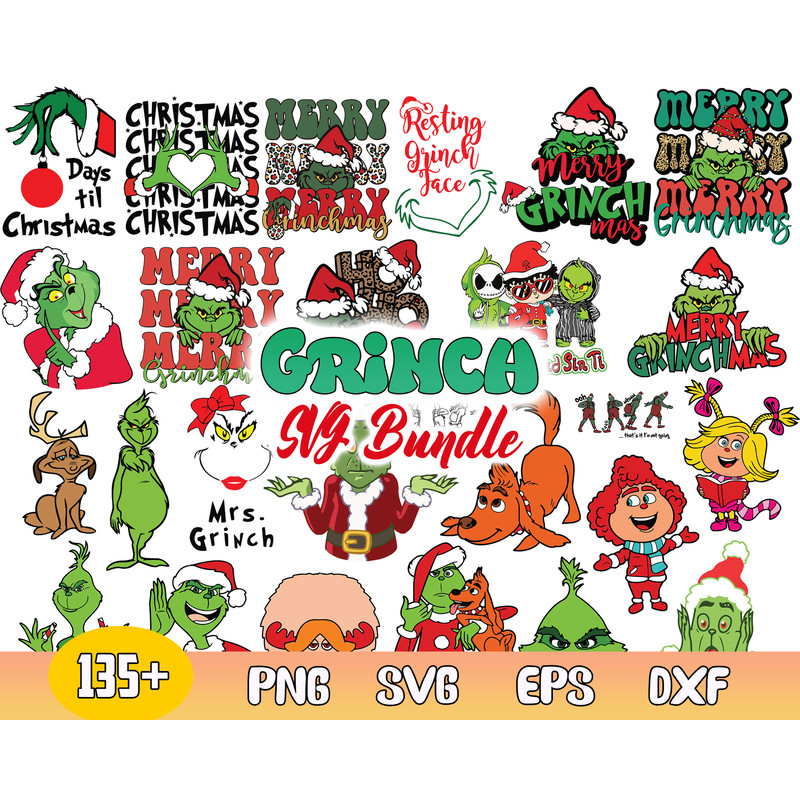 Grinch Christmas Bundle Svg, Grinch Svg, Grinch Quotes Christmas Svg, Grinch Christmas Clipart.jpg
