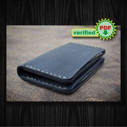 Cardholder Pattern - Leather DIY - Pdf Download - Leather cardholder Pattern - Leather cardholder Template - wallet