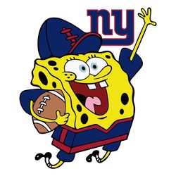 New York Giants Football Spongebob Svg, Sport Svg, New York Giants, Giants Svg, NY Giant Svg, Super Bowl Svg, Football T