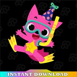 fong svg,pink fong svg, cricut cut files, shark family doo doo doo vector eps, silhouette dxf, design for tsvg