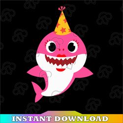 Mommy Shark Birthday SVG, Cricut Cut files, Shark Family doo doo doo Vector EPS, Silhouette DXF, Design for tsvg