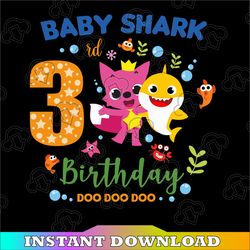 shark 3rd birthday svg, boy birthday shark svg dxf eps, boy third birthday clipart, three year old, baby,shark