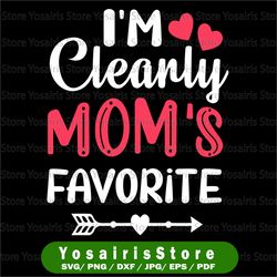 I'm A Claerly Mom's Favorite Svg, Mom Svg, File for Cricut
