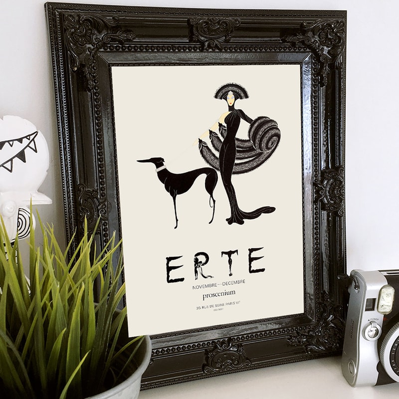 Erte Original Vintage Art Deco Style Exhibition Poster.jpg