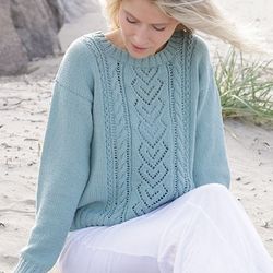 Celtic Harmony knitted jumper in Merino Extra Fine