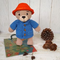 Paddington crochet pattern amigurumi bear plush pattern crochet teddy bear